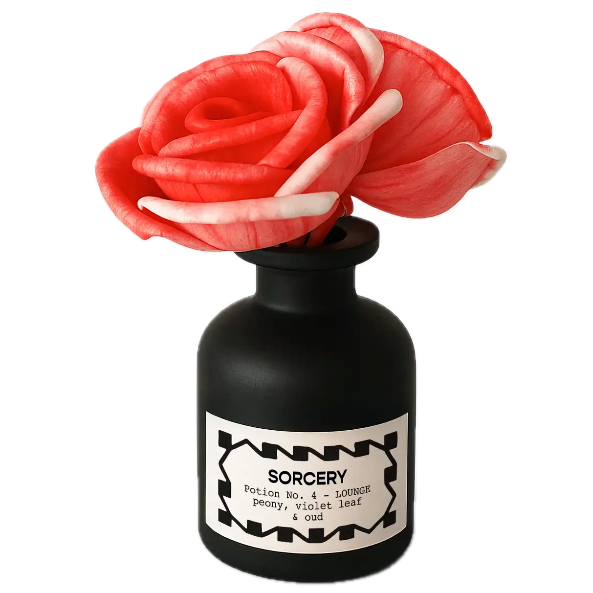 54 Celsius Fragrance Diffuser Sorcery with Color Changing Flowers – Lounge– 4 fl. oz