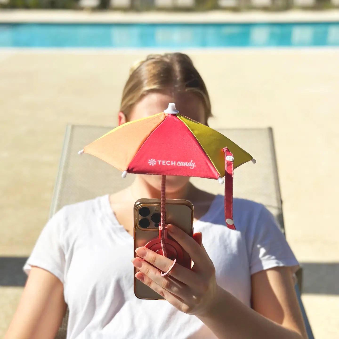Tech Candy Mini Umbrella – Screen Shade for Phones on Sunny Days!