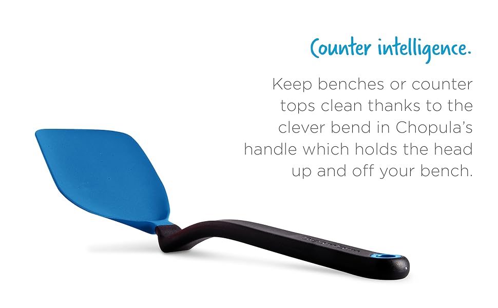 Dreamfarm Chopula - Super Flexible Chopping Sit Up Spatula – Classic Blue