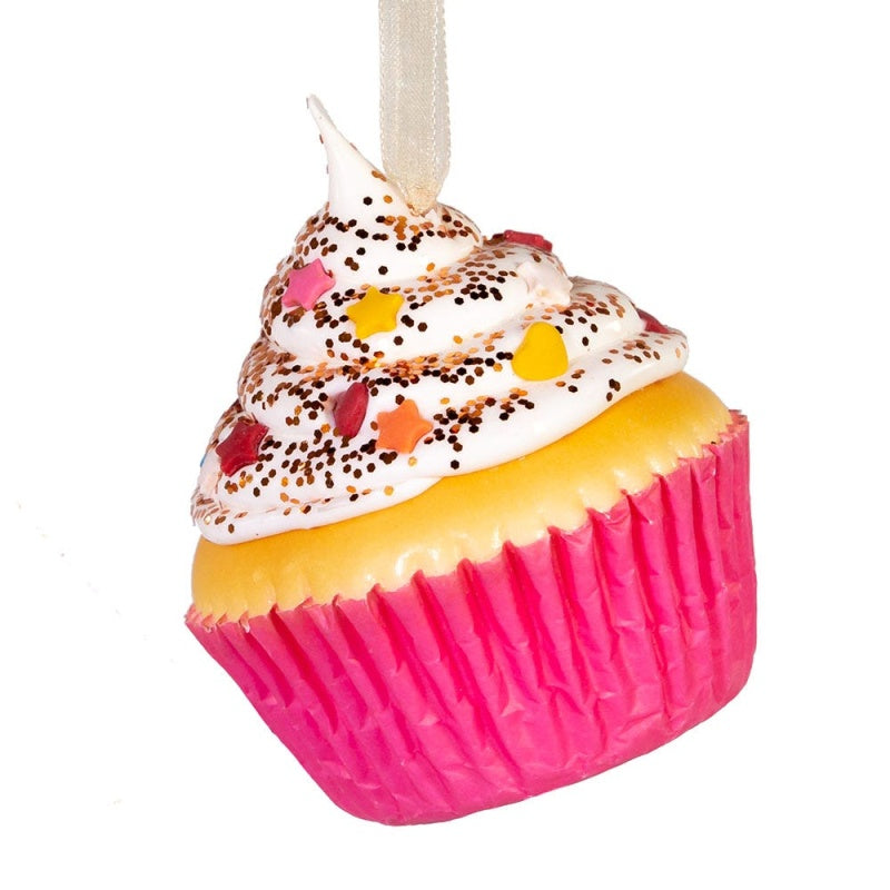 Foam Cupcake Ornaments – Assorted Styles – Sold Individually
