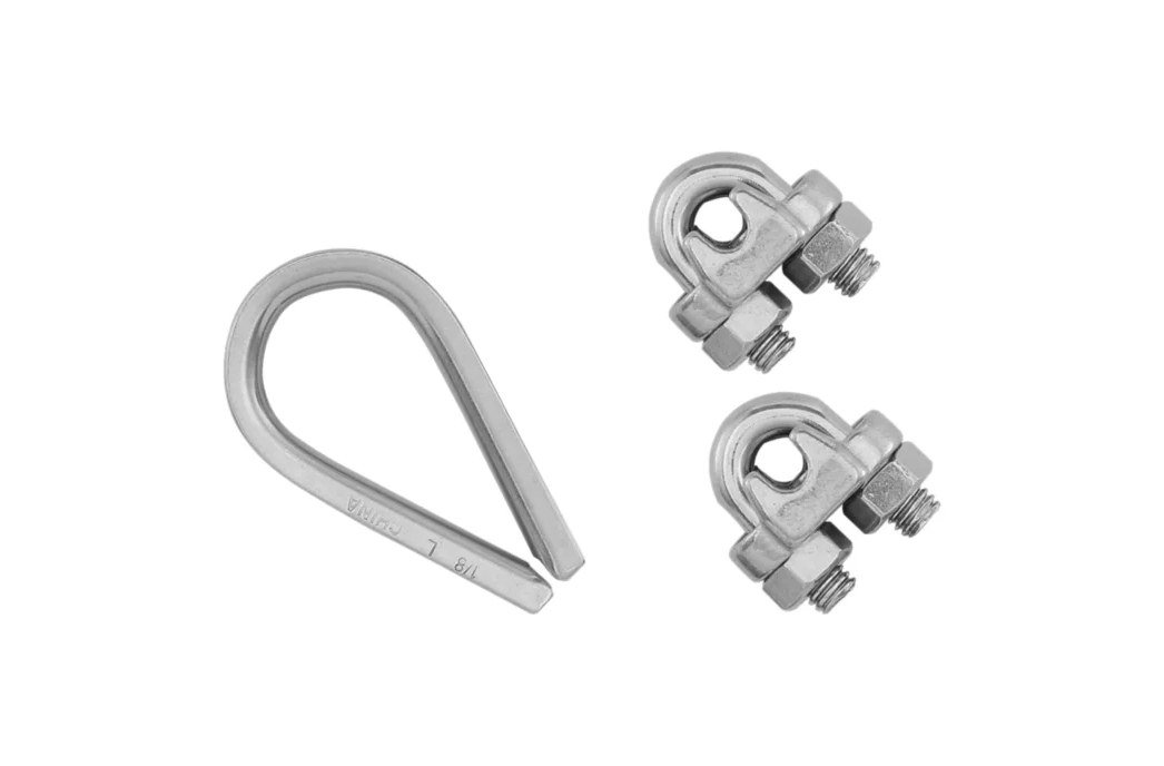 Stainless Steel Cable Clamp Kit –3/32" x 1/8"