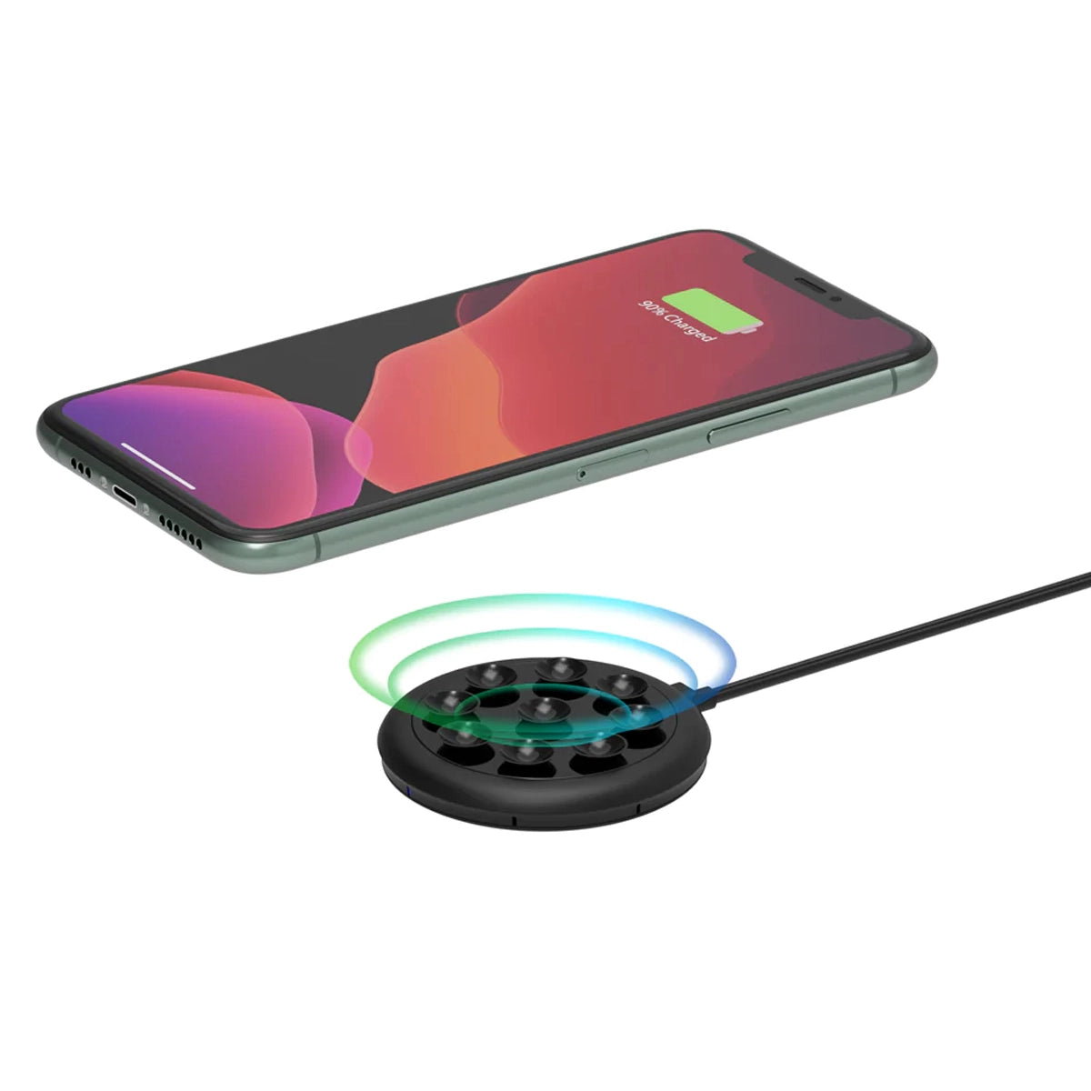 Fashionit PowerPop Smartphone Charger – Metallic Black