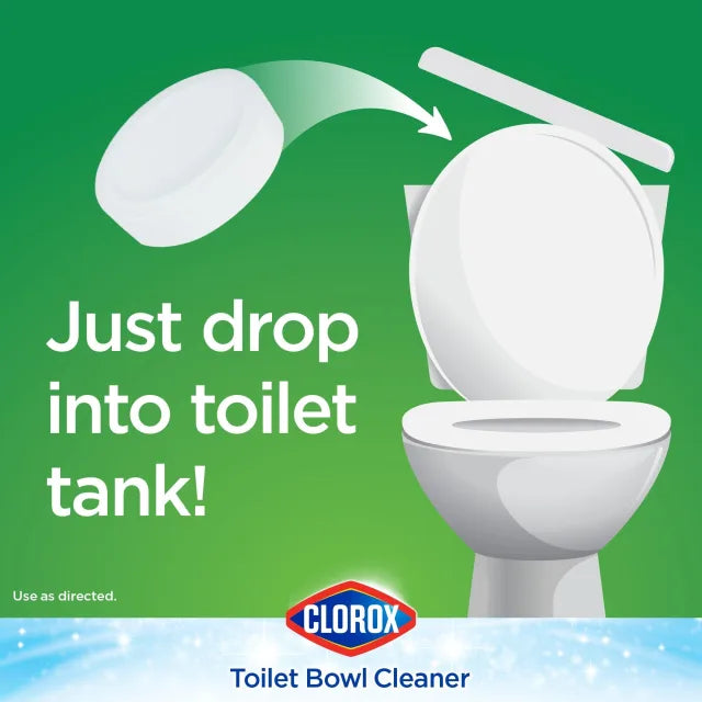 Clorox® Automatic Toilet Bowl Cleaner Bleach Tablets - 2 Pack