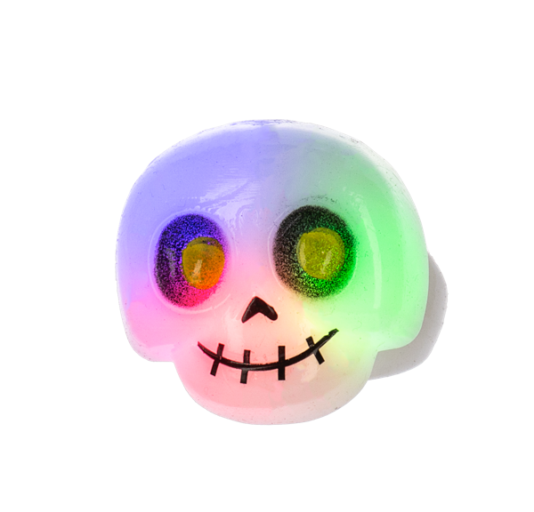 Flashing Halloween Rings – Assorted Styles – Sold Individually