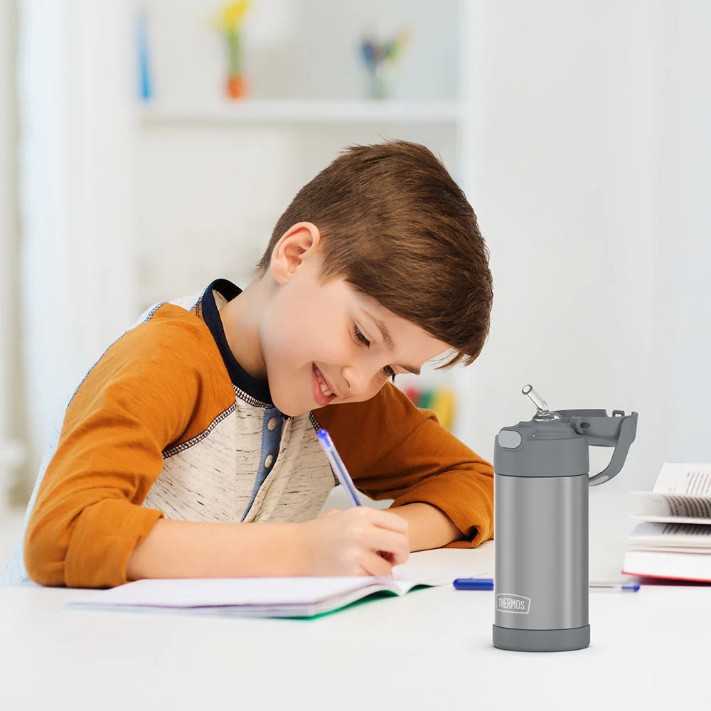 Thermos Funtainer Water Bottle – 12oz – Grey