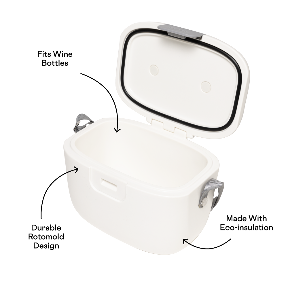 Corkcicle Small Chill Pod Go Hard Cooler – White – 13qt.