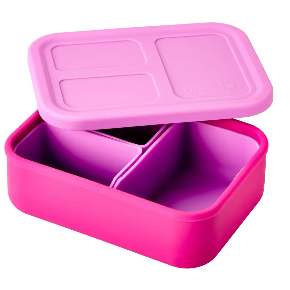 Small Food Grade Silicone Build-a-Bento – 3.6 Cups – Raspberry