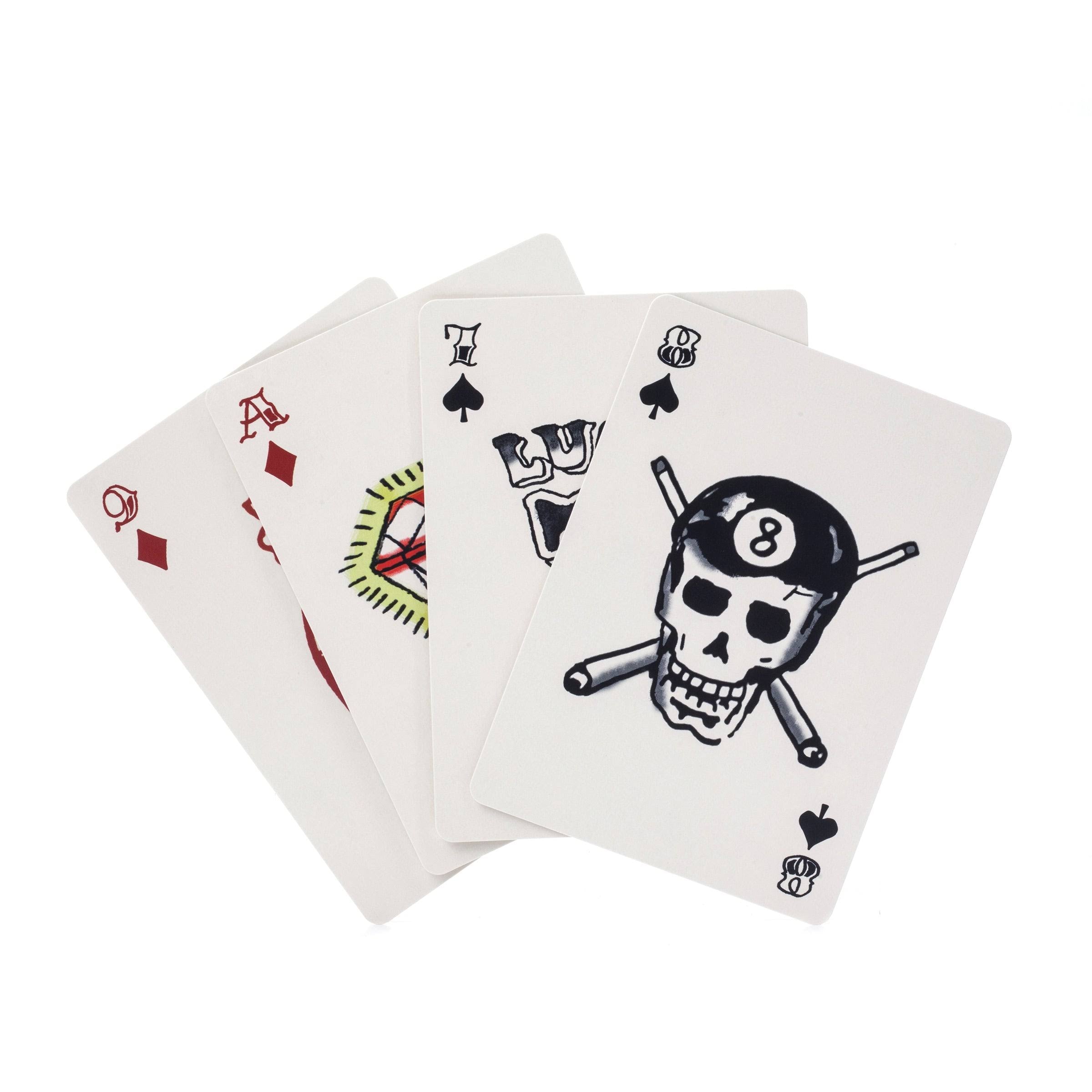 Kikkerland Tattoo Playing Cards