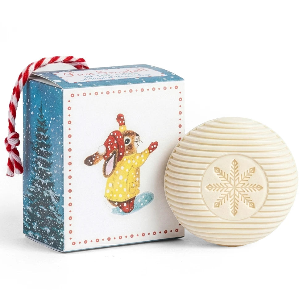 First Snowfall In the Pines Hanging Bar Soap – 3oz
