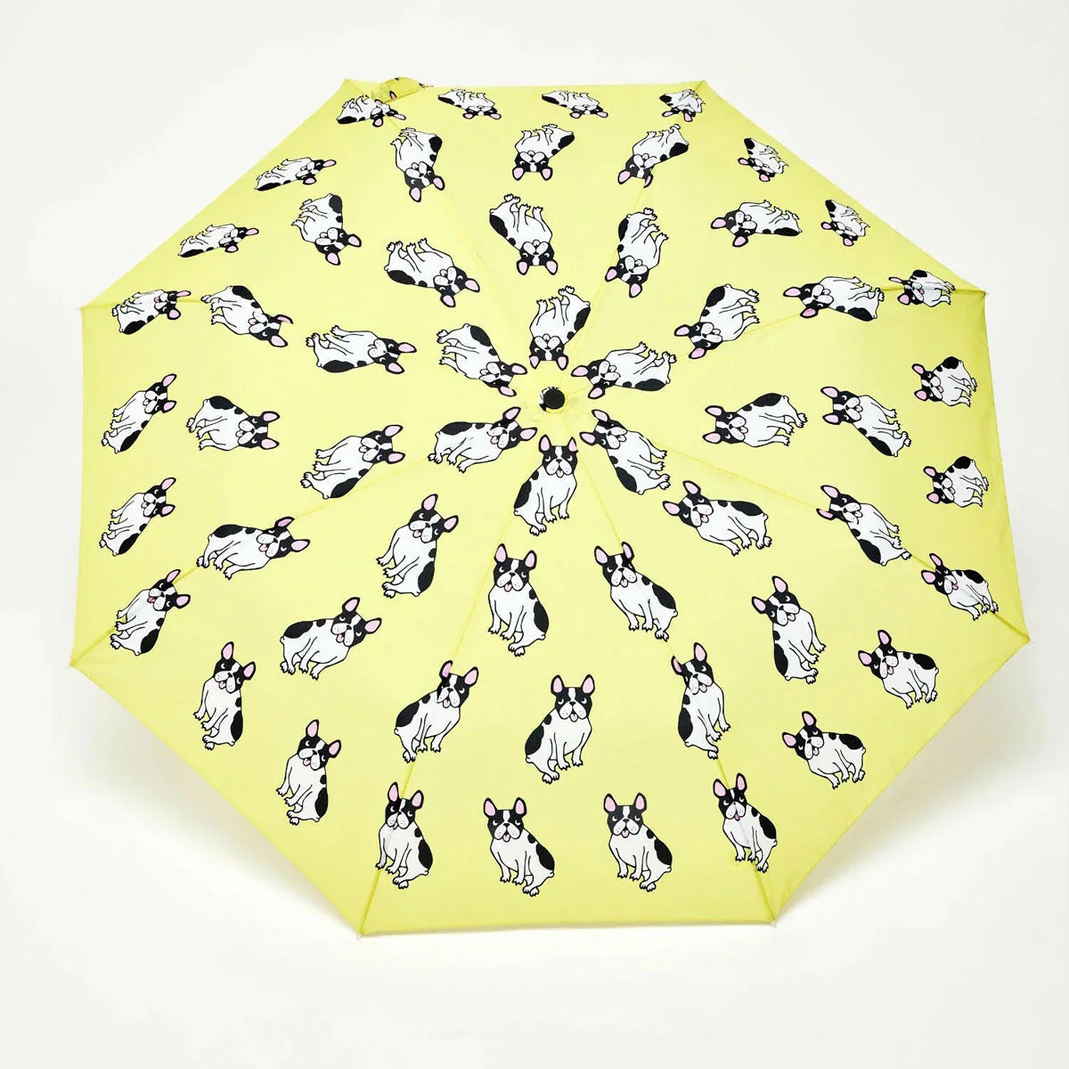 Original Duckhead Auto-Open Eco-Friendly Umbrella – French Bulldog Yellow