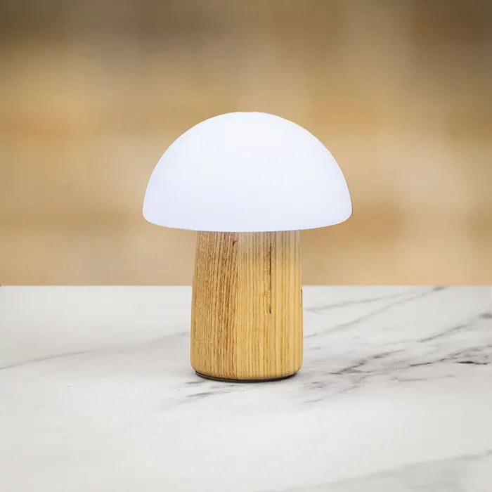 Lámpara de Seta Gingko Design Mini Alice que Cambia de Color - Fresno