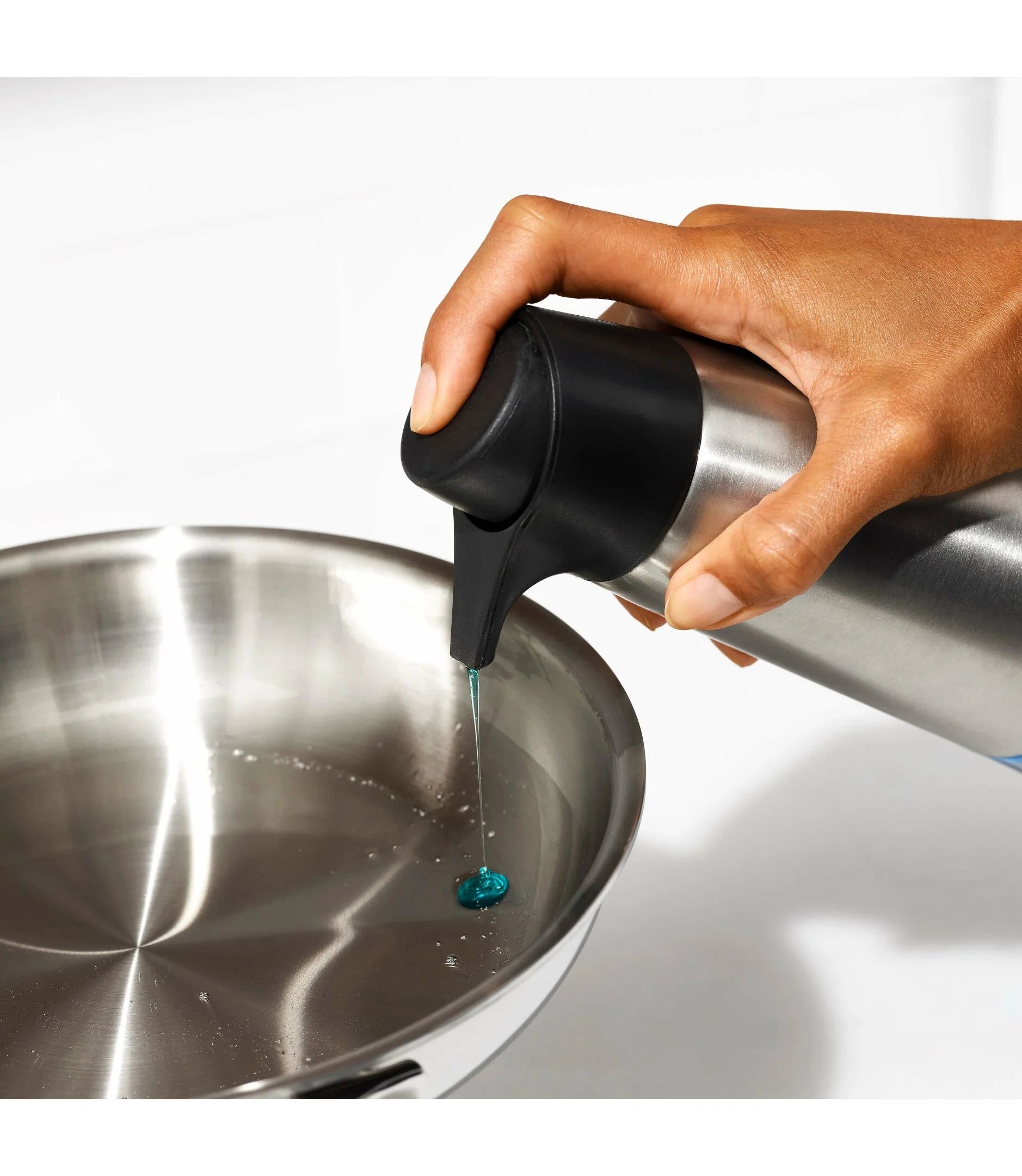 OXO Good Grips Stainless Steel Easy Press Soap Dispenser