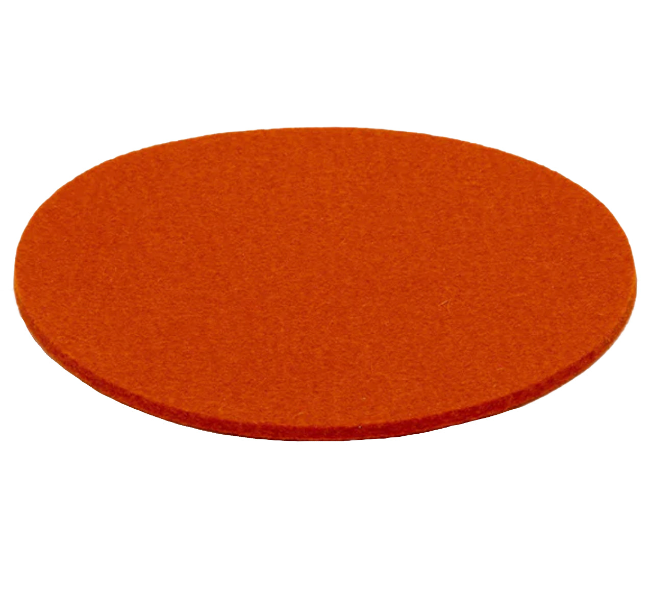 Graf Lantz Felt Round 8" Trivet – Orange