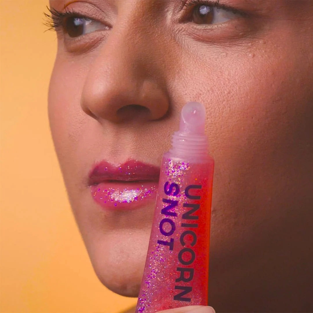 Unicorn Snot Glitter Lip Gloss – Flamingo