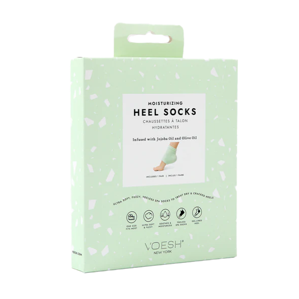 Voesh Footcare – Moisturizing Heel Socks – Green