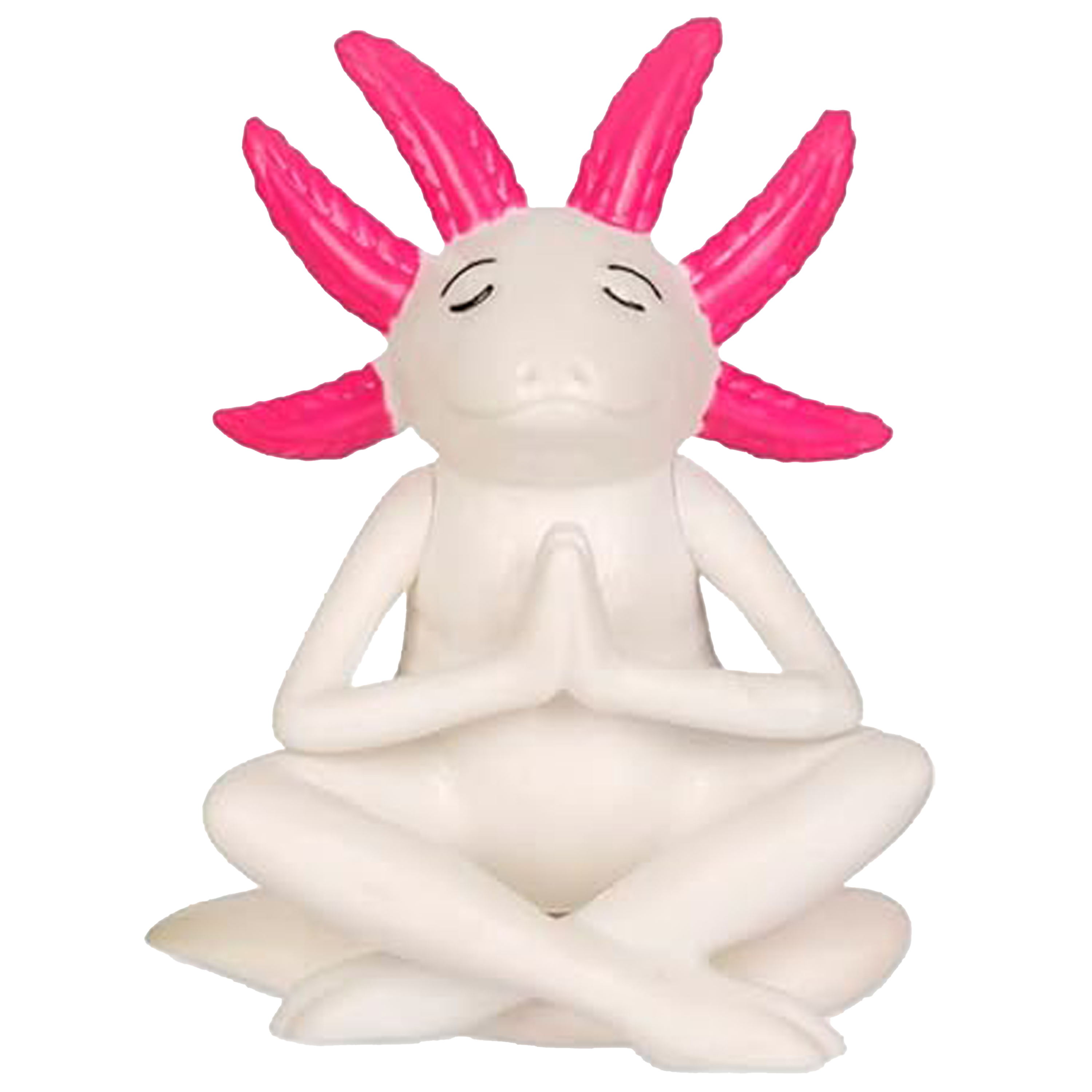 Archie McPhee Meditating Axolotls – Assorted Colors – EACH SOLD SEPARATELY