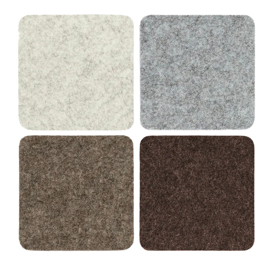 Graf Lantz Bierfilzl Square Felt Coaster – Earth – 4pk