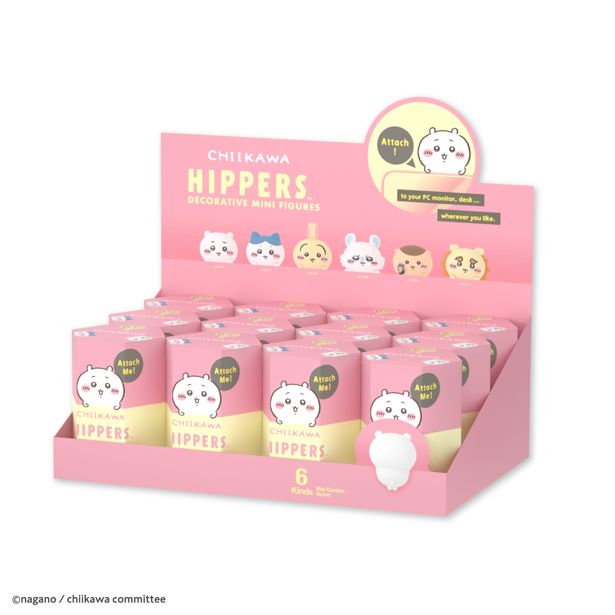 Hippers Blind Box Self Adhesive Mini Collectibles – Chikawa –Assorted Styles – Each Sold Separately