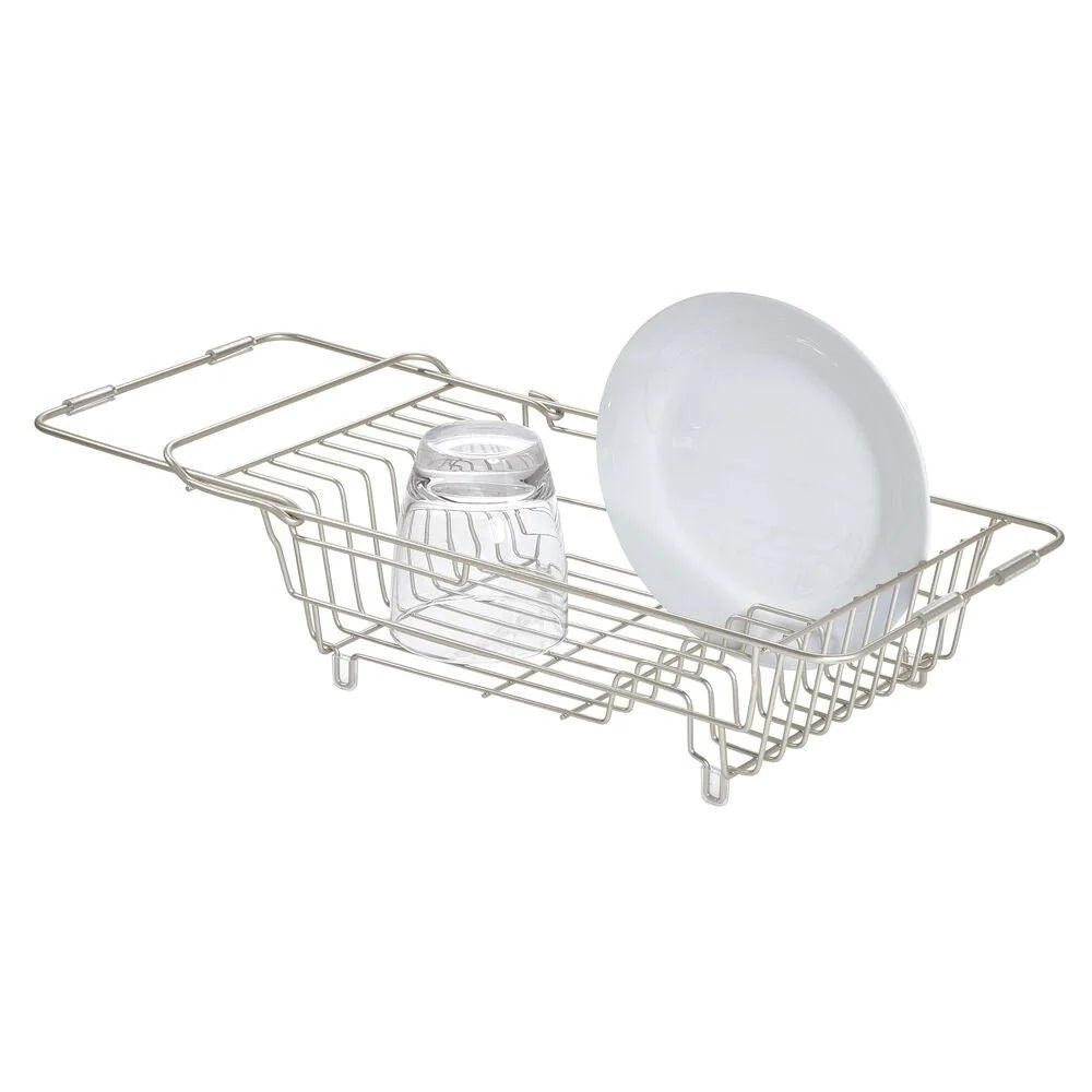 iDesign Classico Over Sink Dish Drainer – Satin