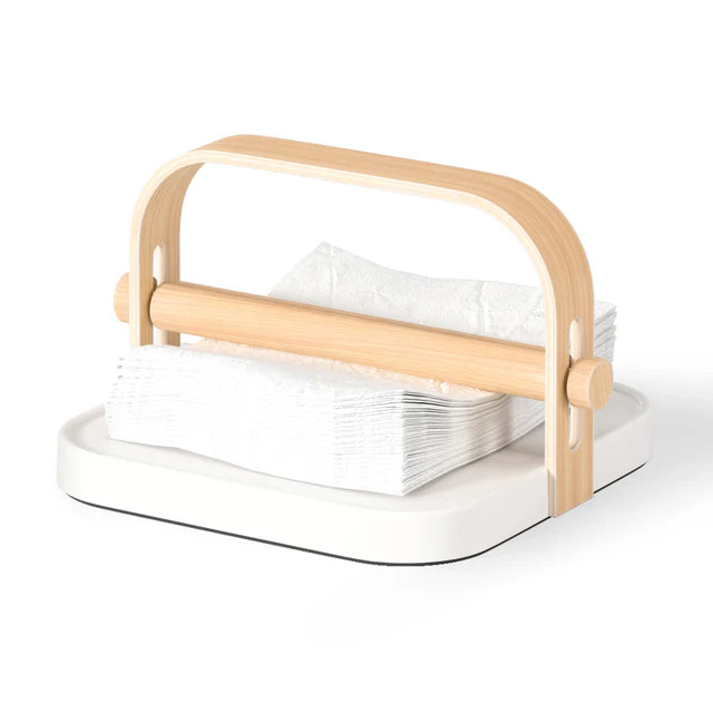 Umbra Bellwood Napkin Holder White/Natural