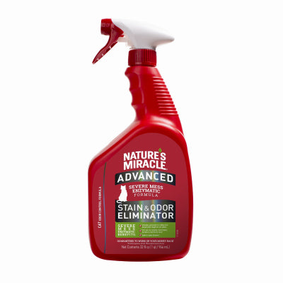 Nature's Miracle Advanced Cat Stain & Odor Remover – 32oz Spray