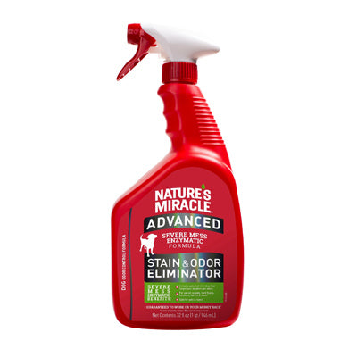 Nature's Miracle Advanced Dog Stain & Odor Remover – 32oz Spray