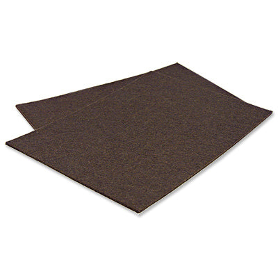 Trugaurd Self Adhesive Felt Pad Sheets – Brown – 4.25 x 6-In – Pack of 2