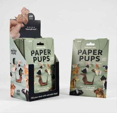 Pikkii Origami Craft Kit – Paper Dogs – Set of 50
