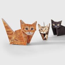 Pikkii Origami Craft Kit – Paper Cats – Set of 50