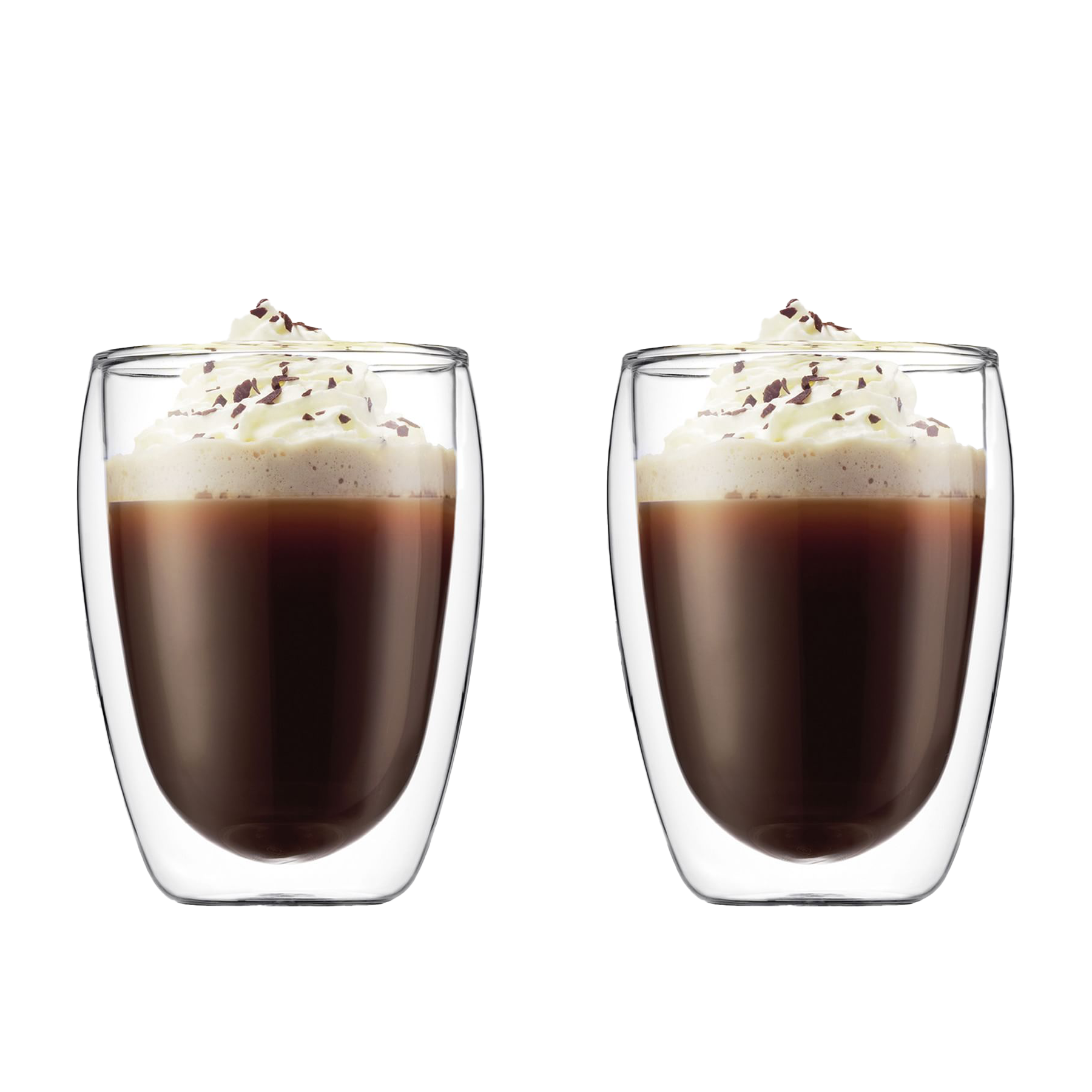 Bodum Pavina Double Walled Drinking Glasses - 12oz. – Set of 2