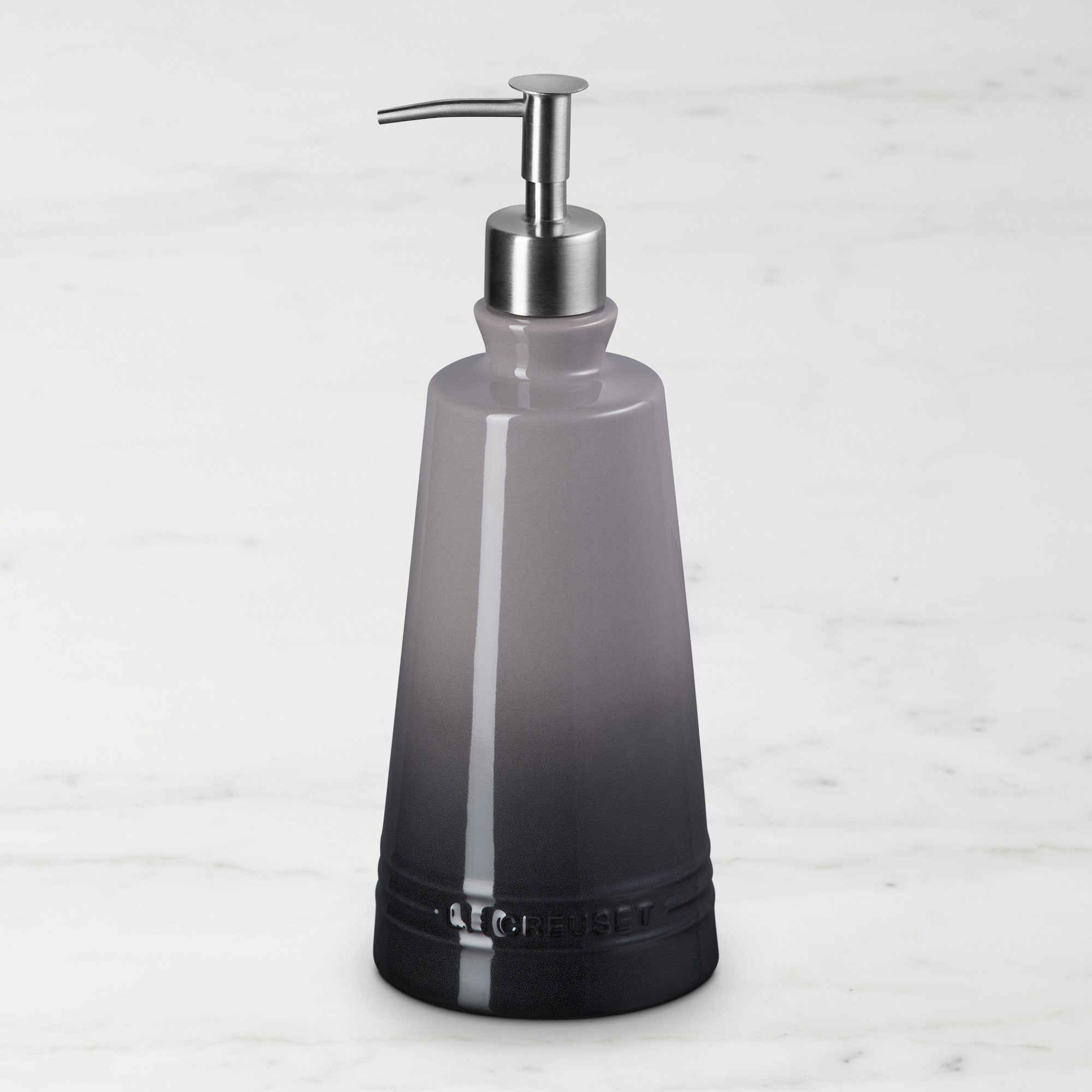 Le Creuset Stoneware Signature Soap Dispenser – 20oz.– Flint