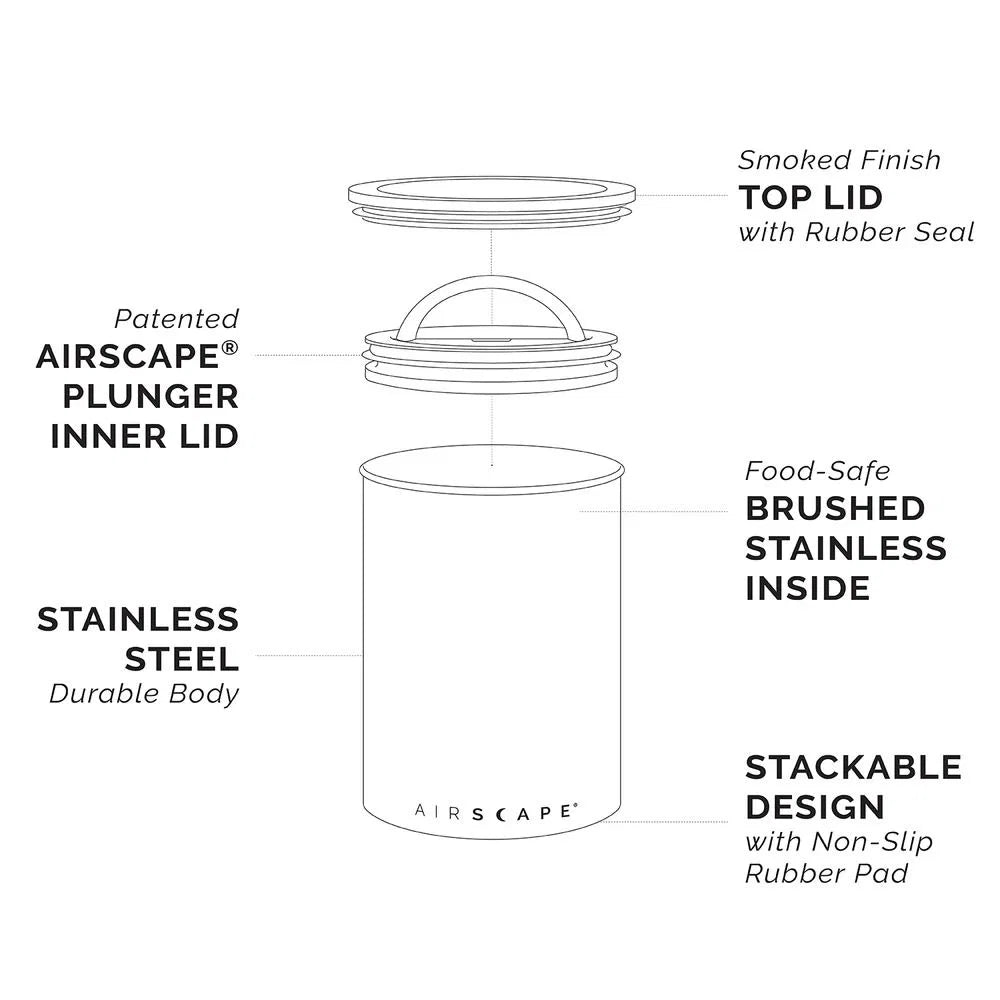 Moccamaster AirScape Classic Coffee Canister – 64oz