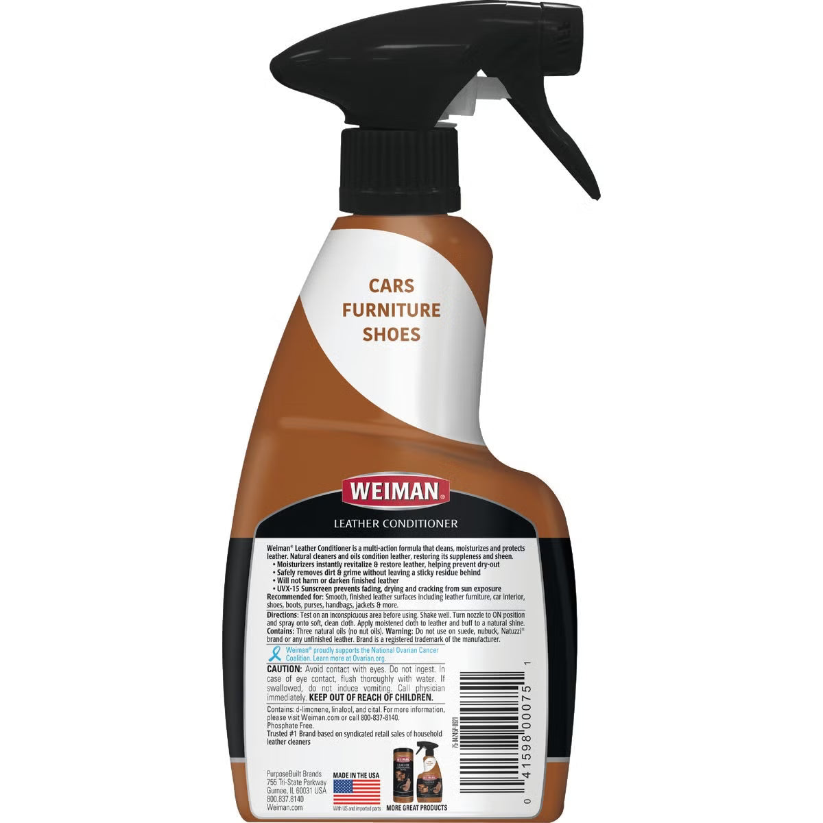 Weiman Trigger Spray Leather Care Cleaner & Polish – 12 Oz.