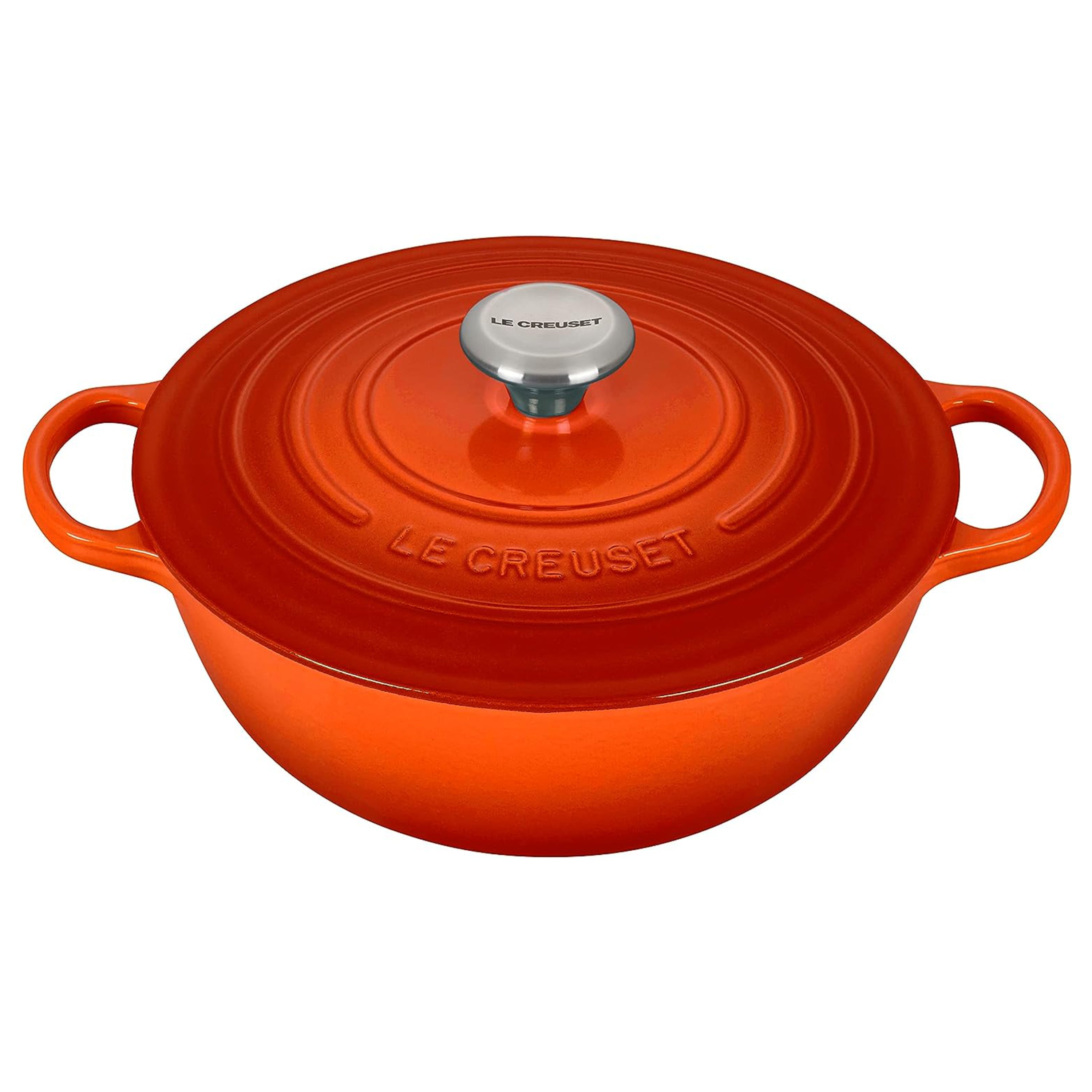 Le Creuset SPECIAL Round Cast Iron Signature Chef's Oven – 7.5 QT – Flame