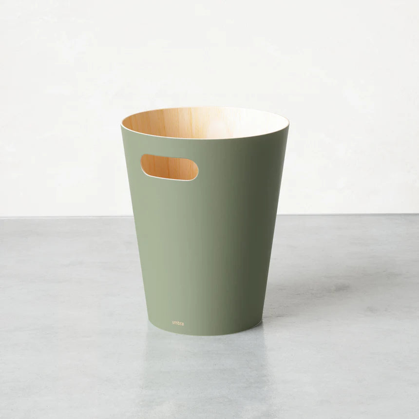 Umbra Woodrow Waste Can – Spruce