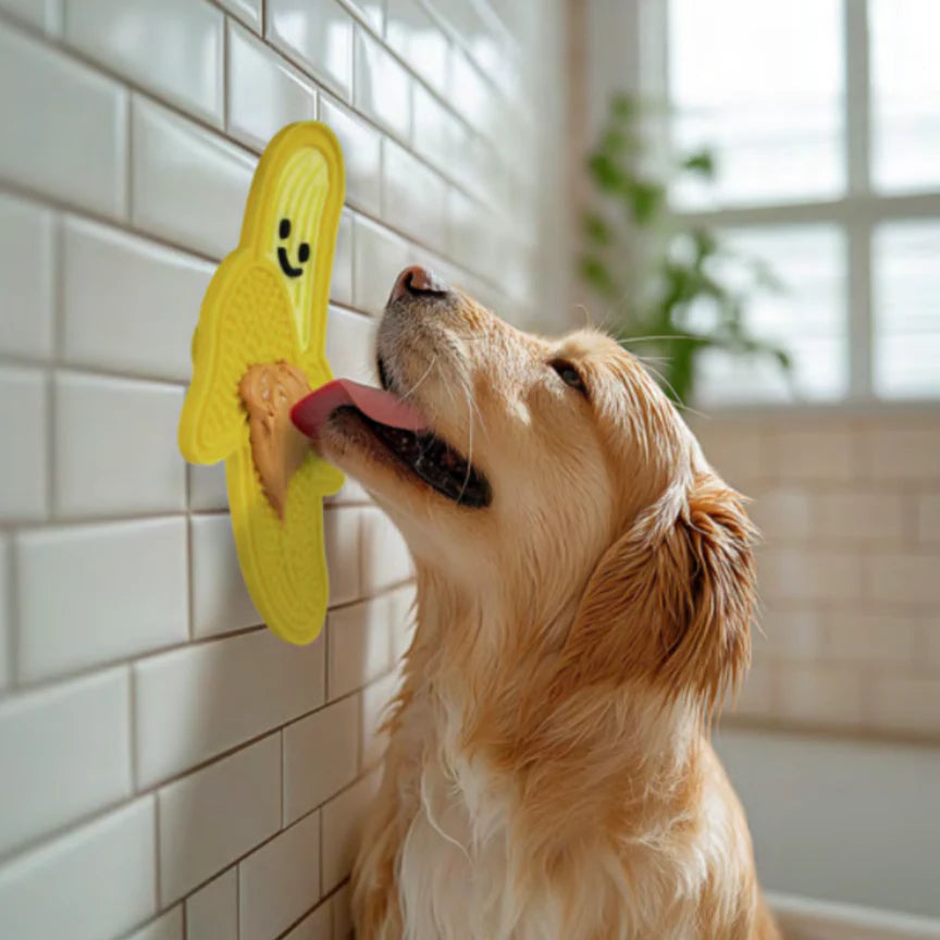 Kikkerland Kobe Banana Lick Mat for Dogs
