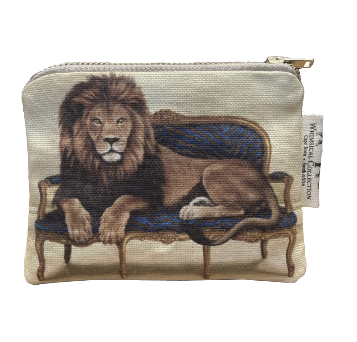 Wildlife At Leisure Hand-Made Coin Purse – Lion
