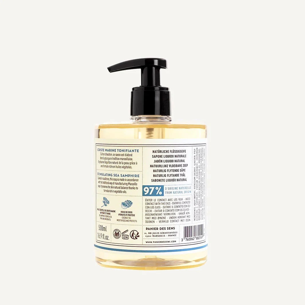 Panier Des Sens Liquid Marseille Soap – Sea Samphire - 16.9oz.