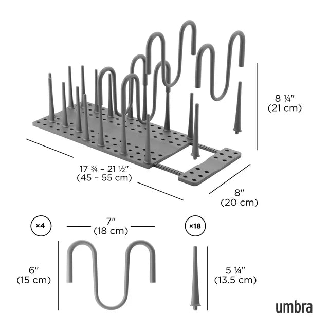 Umbra Peggy Cookware Organizer – Charcoal