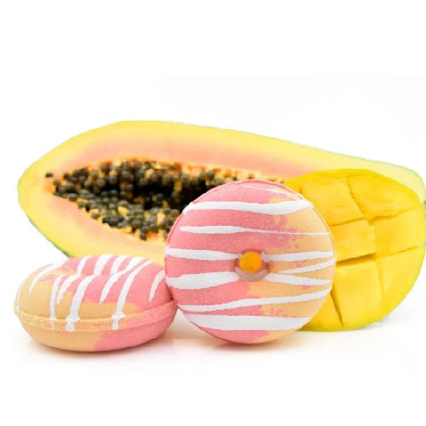 Donut Shape Scented Bath Bombs - Mango Papaya