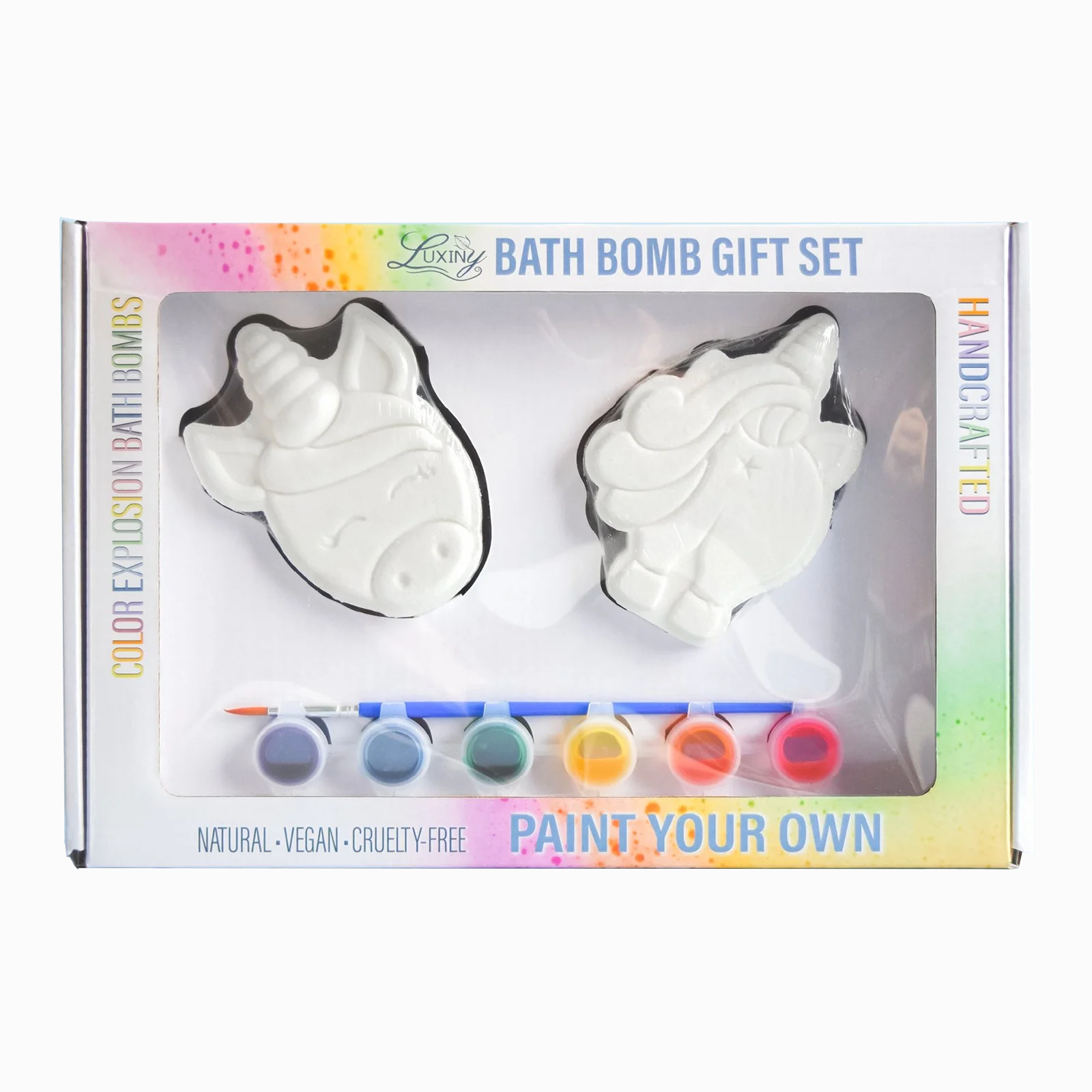 Paint Your Own Scented Bath Bombs – Unicorn