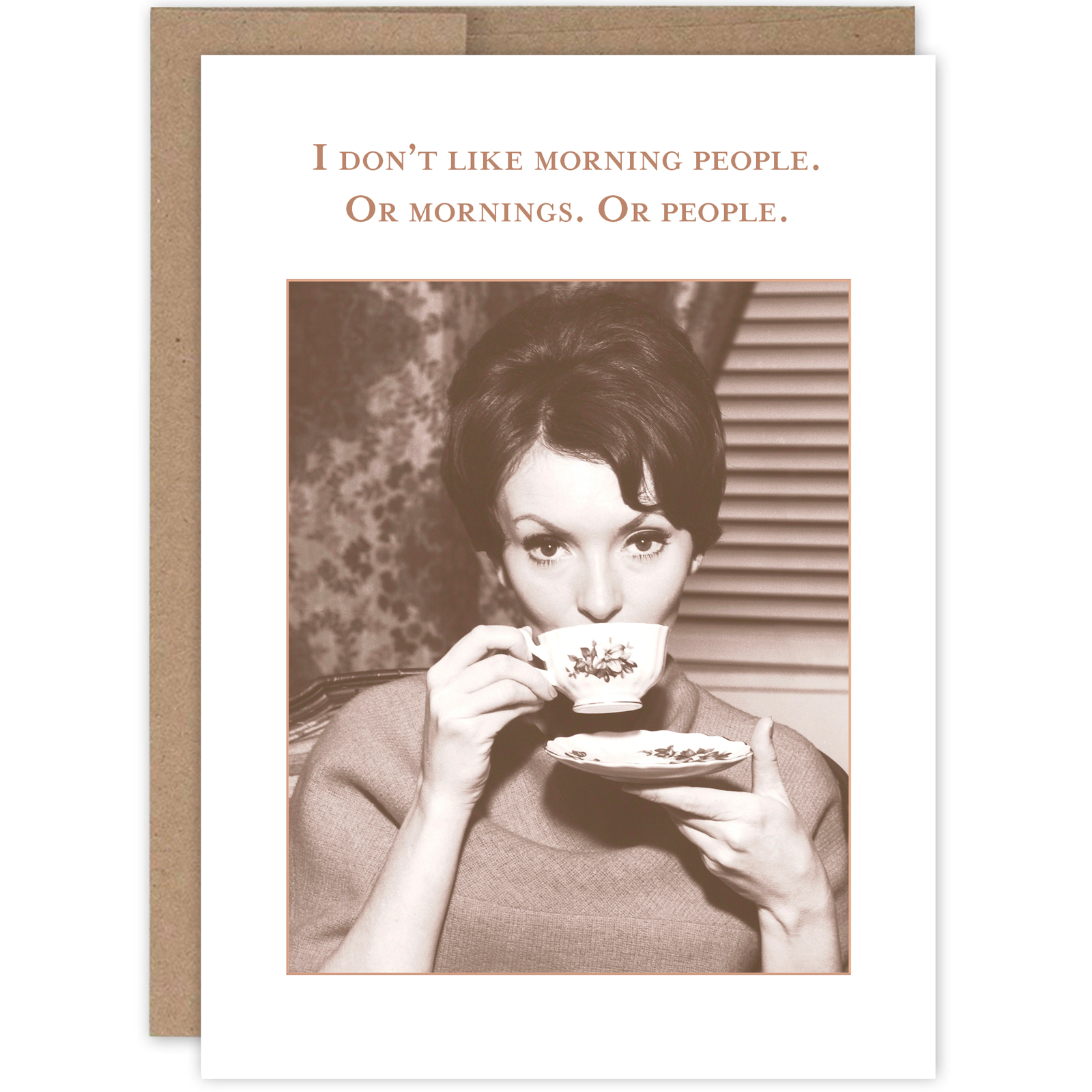 Shannon Martin Birthday Card – Don't Like Mornings