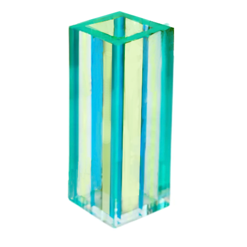 Canetti Colorful Blue/Green Bouquet Vase - Small