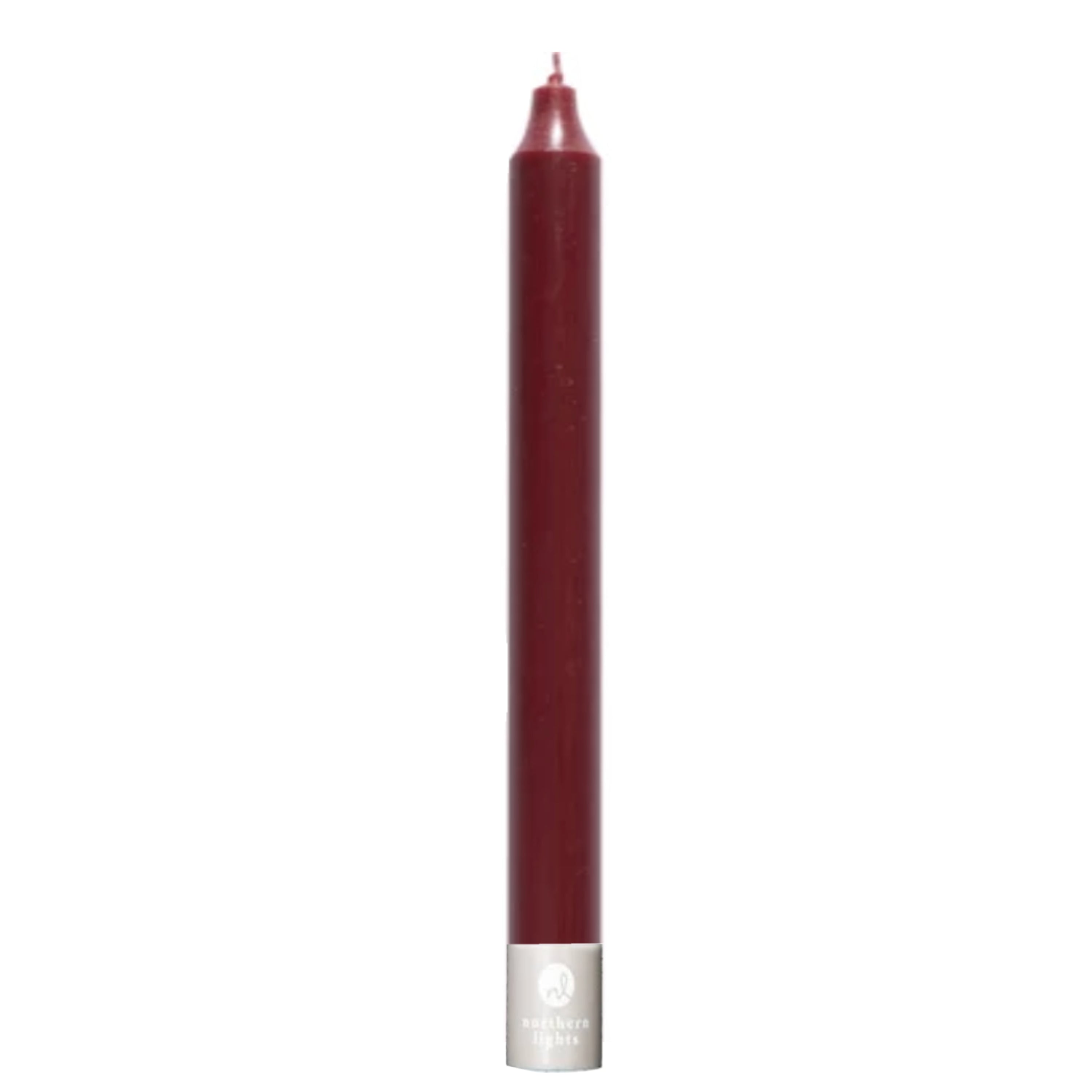 Northern Lights 7" Taper Candle – Crimson