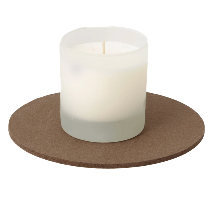 Graf Lantz Felt Round 8" Trivet – Cumin