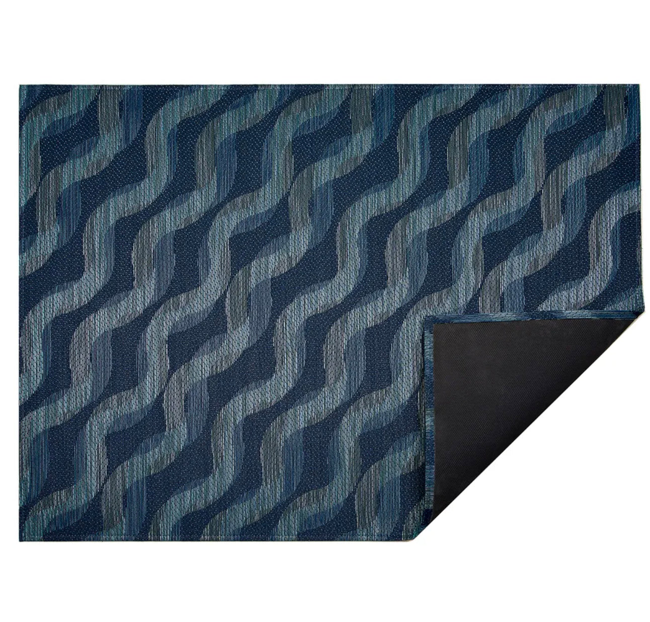 Chilewich Twist Floor Mat – Ocean – 35" x 48"