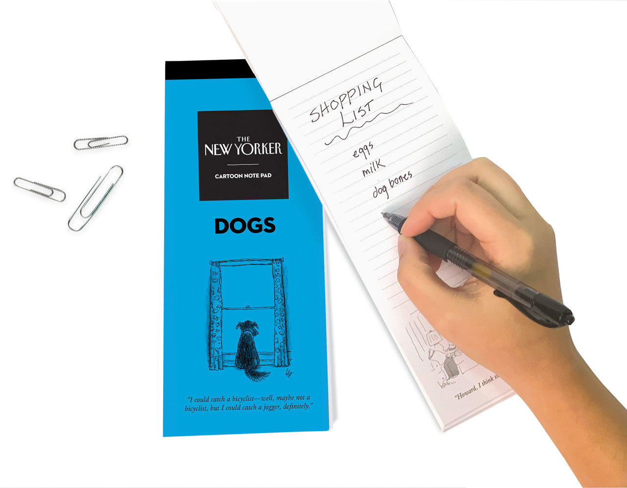 New Yorker Note Pad - Dogs