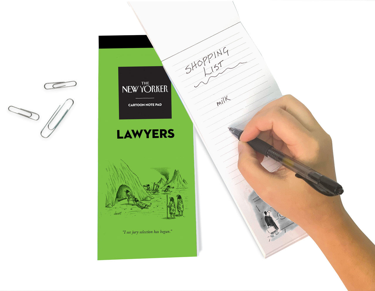 New Yorker Note Pad - Lawyer