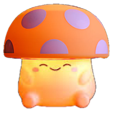 Mushi Ambient Mushroom Light – Orange