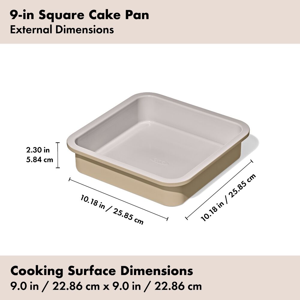 Oxo Non-Stick Pro Ceramic Coated Metal Bakeware – 9" Square